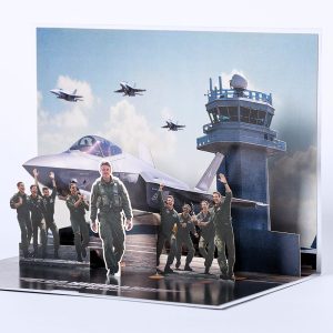 Customized 3D pop up card P004