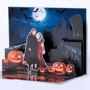 Customized 3D pop up card Q002