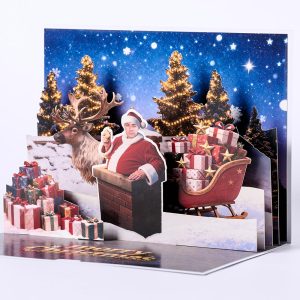Customized 3D pop up card S003