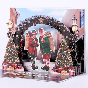 Customized 3D pop up card S008