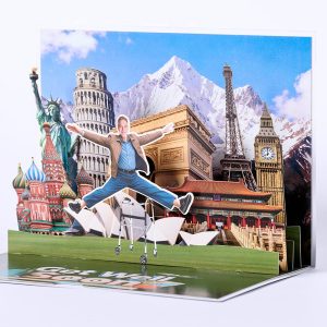 Customized 3D pop up card Z001
