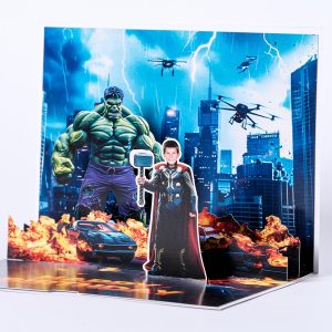 Customized 3D pop up card B001