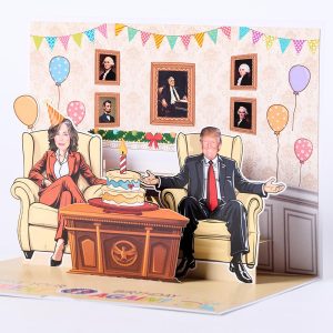 Customized 3D pop up card C001