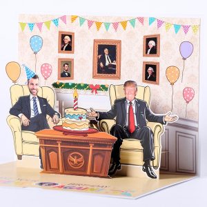 Customized 3D pop up card D001