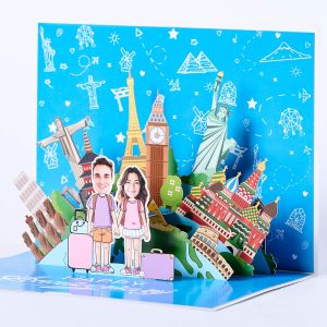Customized 3D pop up card G003