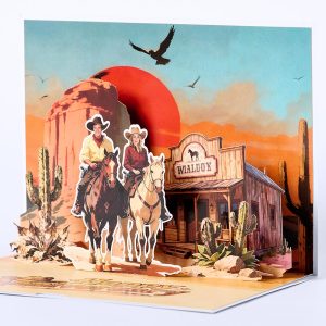 Customized 3D pop up card G005