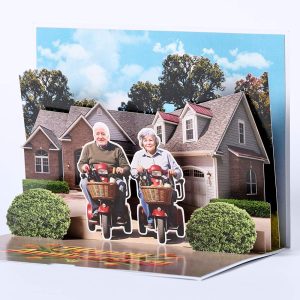 Customized 3D pop up card G006