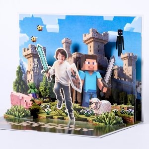 Customized 3D pop up card B007