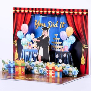 Customized 3D pop up card K003