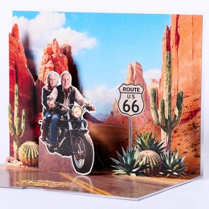 Customized 3D pop up card L001