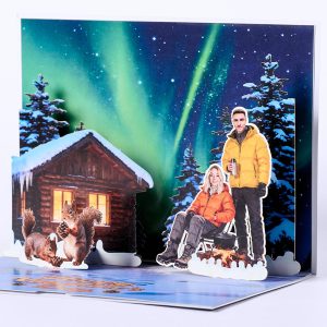 Customized 3D pop up card L002