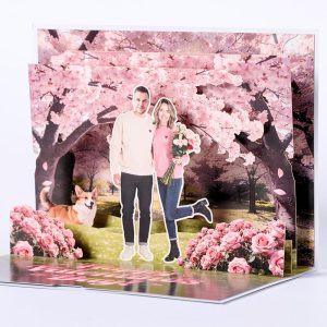 Customized 3D pop up card L004