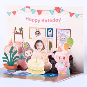 Customized 3D pop up card A005