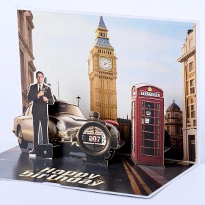 Customized 3D pop up card D012