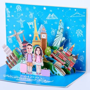Customized 3D pop up card L007