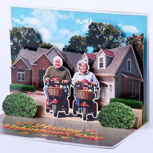 Customized 3D pop up card L010