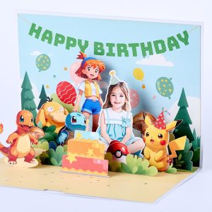 Customized 3D pop up card A006
