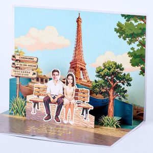 Customized 3D pop up card L013