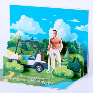 Customized 3D pop up card P005