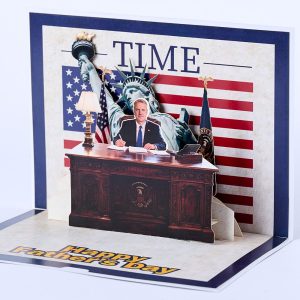 Customized 3D pop up card P008