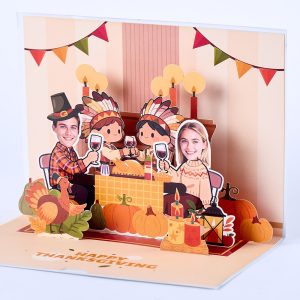 Customized 3D pop up card R001