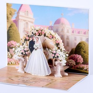 Customized 3D pop up card T001