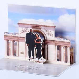Customized 3D pop up card T005