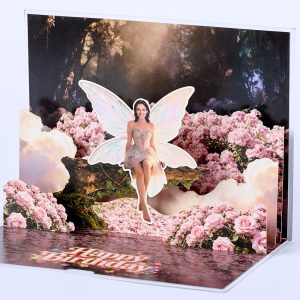 Customized 3D pop up card C008