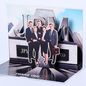 Customized 3D pop up card H002