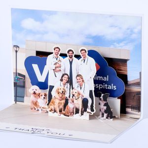 Customized 3D pop up card H003