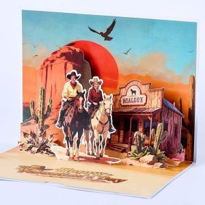 Customized 3D pop up card L009