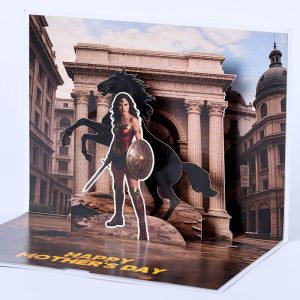 Customized 3D pop up card N004