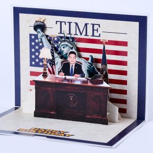 Customized 3D pop up card D010