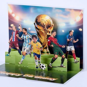 Customized 3D pop up card B016