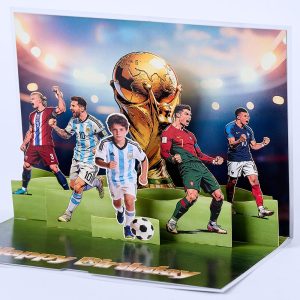 Customized 3D pop up card B017