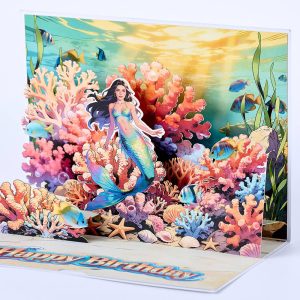 Customized 3D pop up card C009
