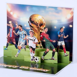 Customized 3D pop up card B019