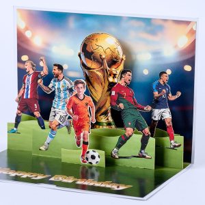 Customized 3D pop up card B020