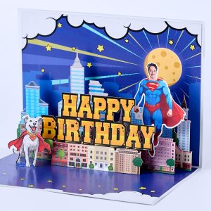 Customized 3D pop up card D007